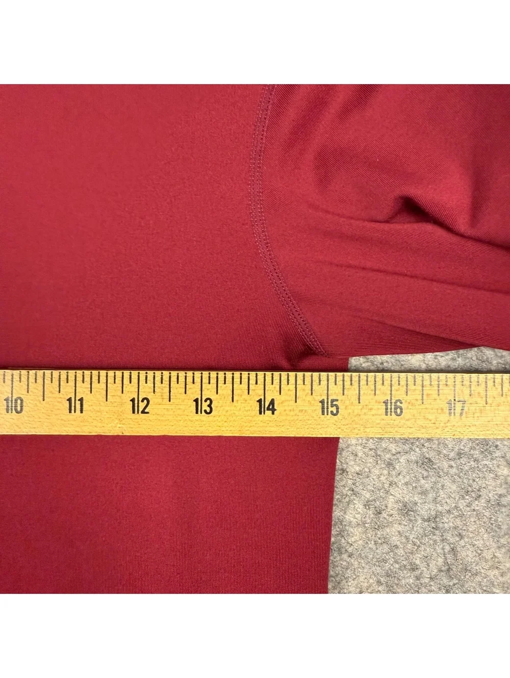 Nike Pro Compression Long Sleeve Mock Neck Shirt Burgundy Gray Men Small 202